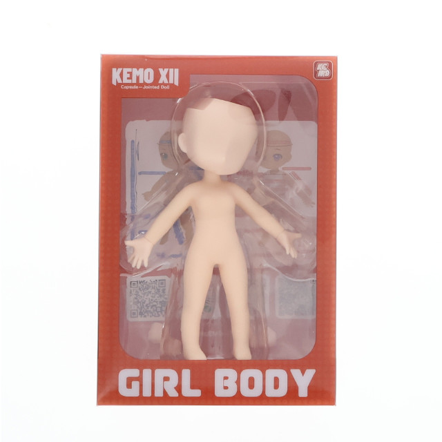 [DOL] KEMO XII CJD素体(GIRL) 完成品 デフォルメアクションドール ドール用素体 KEMO(ケモ)