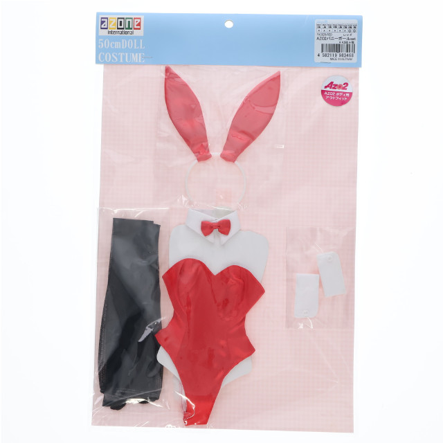 [DOL] AZO2用 バニーガールset(レッド) 1/3 ドール用衣装(FAO029-RED) アゾンインターナショナル