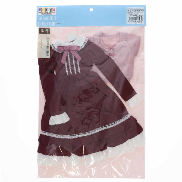 [DOL] 50cmドール用 50ELLEN'S CLOSET 夢見る乙女のクラロリset(ボルドー×ピンク) 1/3 ドール用衣装(FAR190-BDP) アゾンインターナショナル