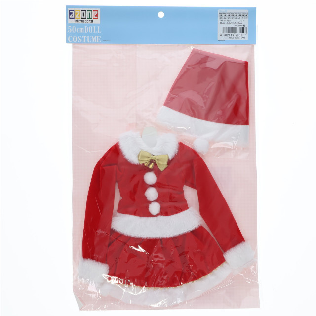 [DOL] 50cmドール用 50ふわふわサンタさんset(レッド) 1/3 ドール用衣装(FAR191-RED) アゾンインターナショナル