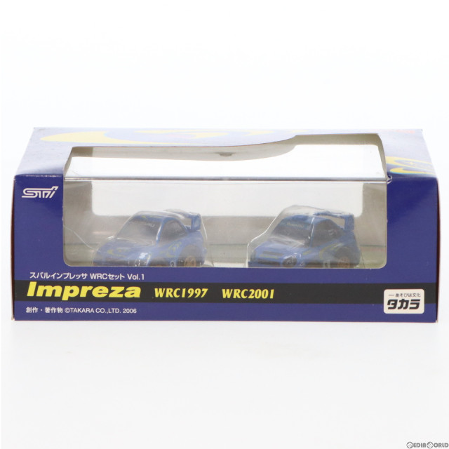 [MDL]チョロQ スバル インプレッサ WRCセット Vol.1(2台セット) 完成品 ミニカー タカラ