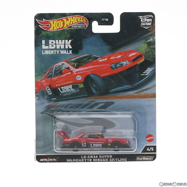 [MDL]Hot Wheels(ホットウィール) カーカルチャー マウンテン・ドリフターズ LB-ER34 スーパーシルエット 日産スカイライン 1/64 完成品 ミニカー(HCJ81) Mattel(マテル)