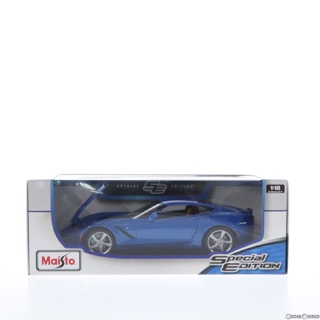 [MDL]1/18 2014 C7 シボレーコルベット スティングレイ(ブルー) 完成品 ミニカー Maisto(マイスト)