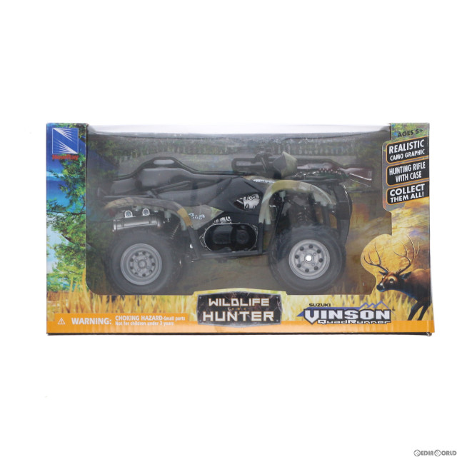 [MDL]WILDLIFE HUNTER Suzuki Vinson 500 4x4 緑カモフラージュ(グリーンカモ) 1/12 完成品 ミニカー NewRay(ニューレイ)