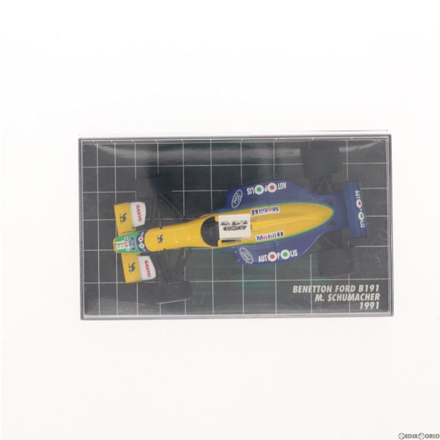 [MDL]1/43 BENETTON FORD(ベネトン フォード) B191 1991 Mobil1 #19(イエロー×ブルー/ドライバー無し) 完成品 ミニカー(400910119) MINICHAMPS(ミニチャンプス)