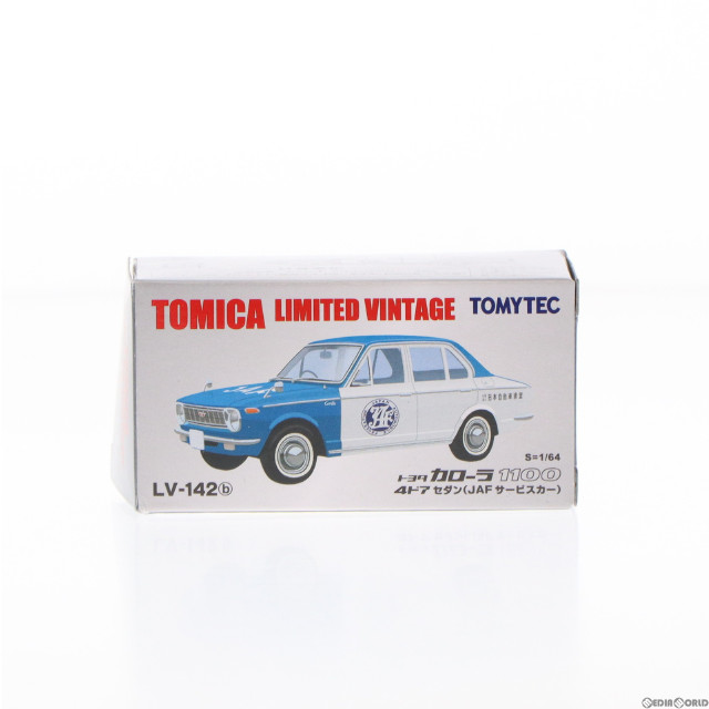 [MDL]トミカリミテッドヴィンテージ 1/64 TLV-142b トヨタ カローラ 1100 JAF(スカイブルー×ホワイト) 完成品 ミニカー(273974) TOMYTEC(トミーテック)