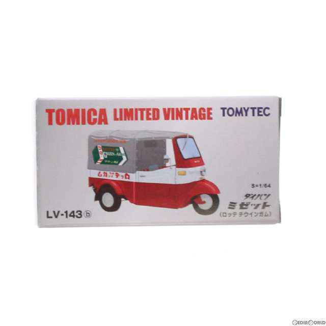 [MDL]トミカリミテッドヴィンテージ 1/64 TLV-143b ミゼット ロッテ仕様 (レッド) 完成品 ミニカー(274339) TOMYTEC(トミーテック)