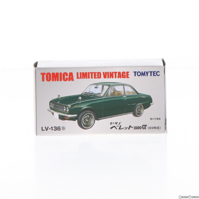 [MDL]トミカリミテッドヴィンテージ 1/64 TLV-136b いすず ベレット 1600GT 69年式(グリーン) 完成品 ミニカー(271482) TOMYTEC(トミーテック)
