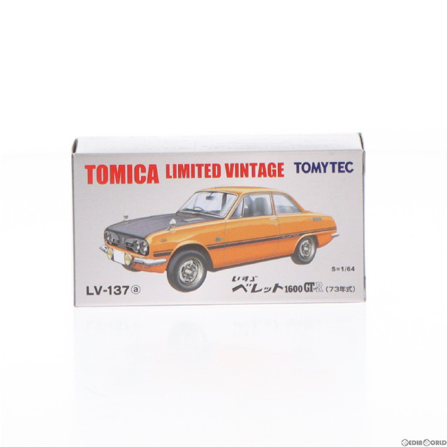 トミカリミテッドヴィンテージ 1/64 TLV-137a いすず ベレット 1600GT タイプR 73年式(オレンジ×ブラック) 完成品 ミニカー(271499) TOMYTEC(トミーテック)