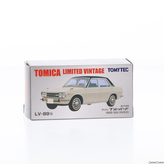 [MDL]トミカリミテッドヴィンテージ 1/64 TLV-89b ダットサン ブルーバード 1600 SSS 68年式(ホワイト) 完成品 ミニカー(224778) TOMYTEC(トミーテック)