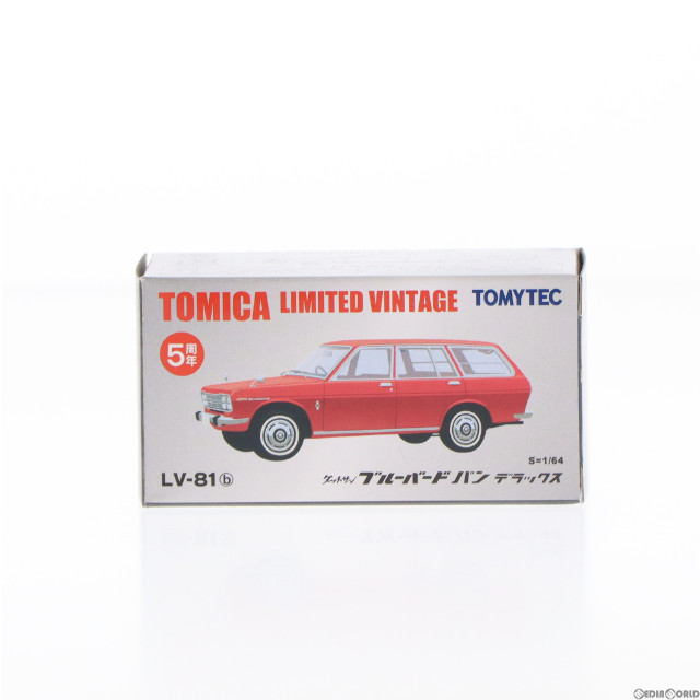 [MDL]トミカリミテッドヴィンテージ 1/64 TLV-81b ダットサン ブルバード バン デラックス(レッド) 完成品 ミニカー(222460) TOMYTEC(トミーテック)