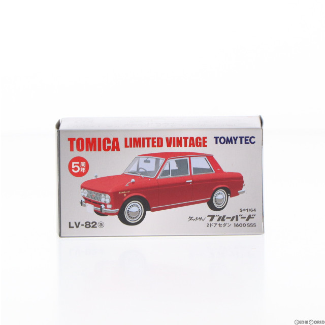 [MDL]トミカリミテッドヴィンテージ 1/64 TLV-82a ダットサン ブルーバード 2ドアセダン 1600SSS(レッド) 完成品 ミニカー(221845) TOMYTEC(トミーテック)
