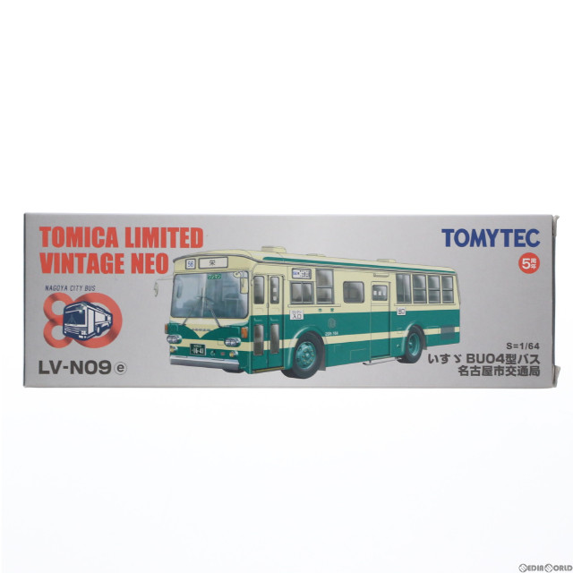[MDL]トミカリミテッドヴィンテージNEO 1/64 TLV-N09e いすず BU04型バス 名古屋市交通局(クリーム×グリーン) 完成品 ミニカー(223658) TOMYTEC(トミーテック)