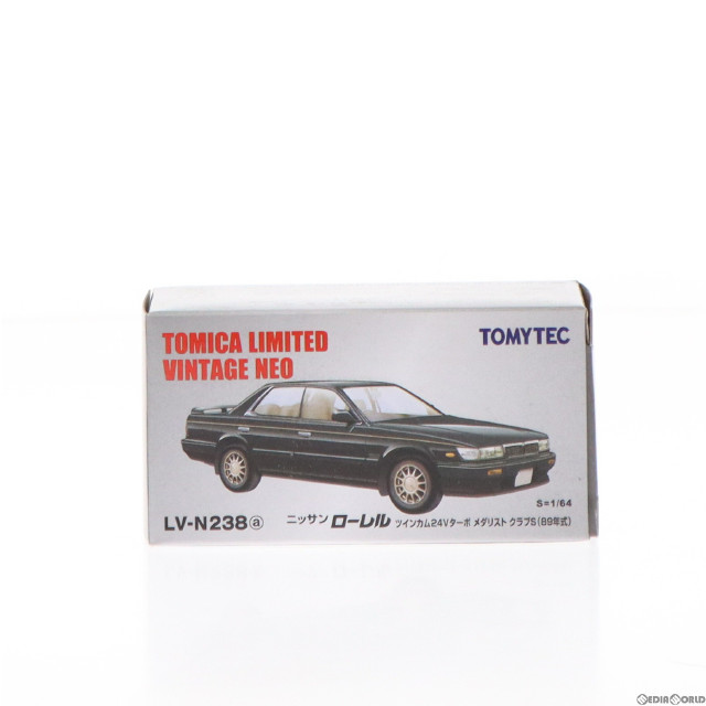 トミカリミテッドヴィンテージNEO 1/64 LV-N238a 日産ローレル メダリスト クラブS(ブラック) 完成品 ミニカー(315100) TOMYTEC(トミーテック)