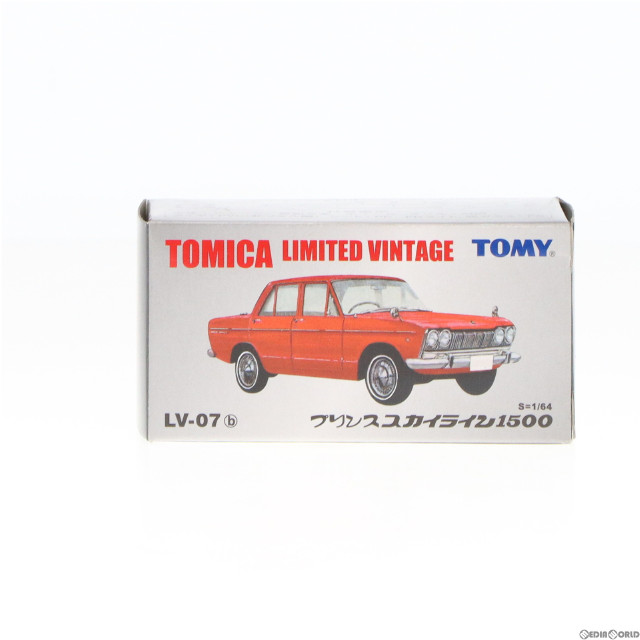[MDL]トミカリミテッドヴィンテージ 1/64 TLV-07b プリンス スカイライン 1500(レッド) 完成品 ミニカー(205562) TOMYTEC(トミーテック)