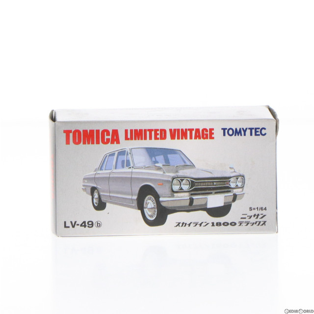 [MDL]トミカリミテッドヴィンテージ 1/64 TLV-49b ニッサン スカイライン 1800 デラックス(シルバー) 完成品 ミニカー(213178) TOMYTEC(トミーテック)