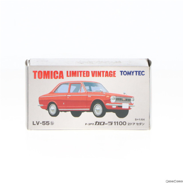 [MDL]トミカリミテッドヴィンテージ 1/64 TLV-55b トヨタ カローラ 1100 2ドアセダン(レッド) 完成品 ミニカー(213758) TOMYTEC(トミーテック)