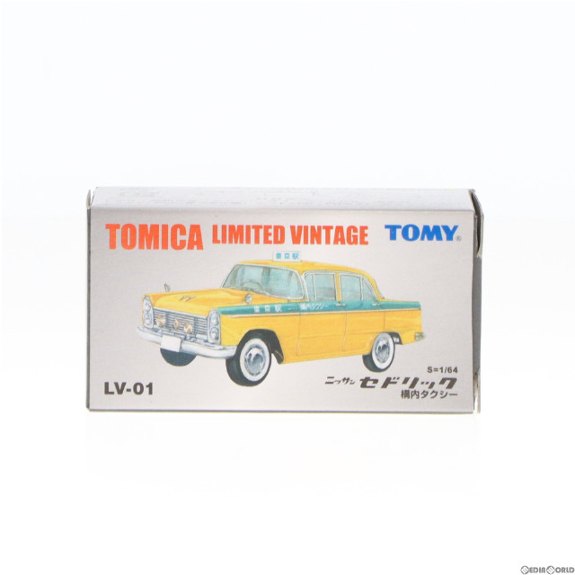 [MDL]トミカリミテッドヴィンテージ 1/64 TLV-01d 日産 セドリック 構内タクシー(イエロー×ブルー) 完成品 ミニカー(205333) TOMYTEC(トミーテック)