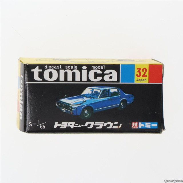 [MDL]トミカ No.32 1/65 トヨタ ニュークラウン(スカイブルー/黒箱) 復刻版 完成品 ミニカー トミー