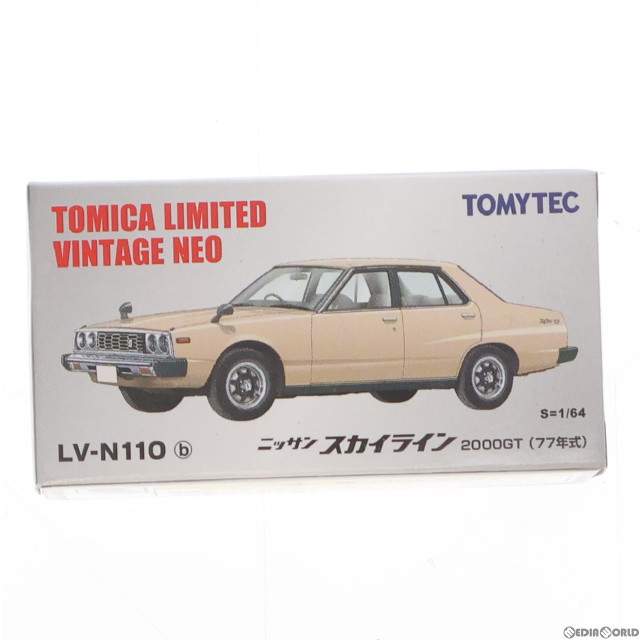 [MDL]トミカリミテッドヴィンテージ NEO 1/64 TLV-N110b 日産スカイライン 2000GT(ベージュM) 完成品 ミニカー(277651) TOMYTEC(トミーテック)