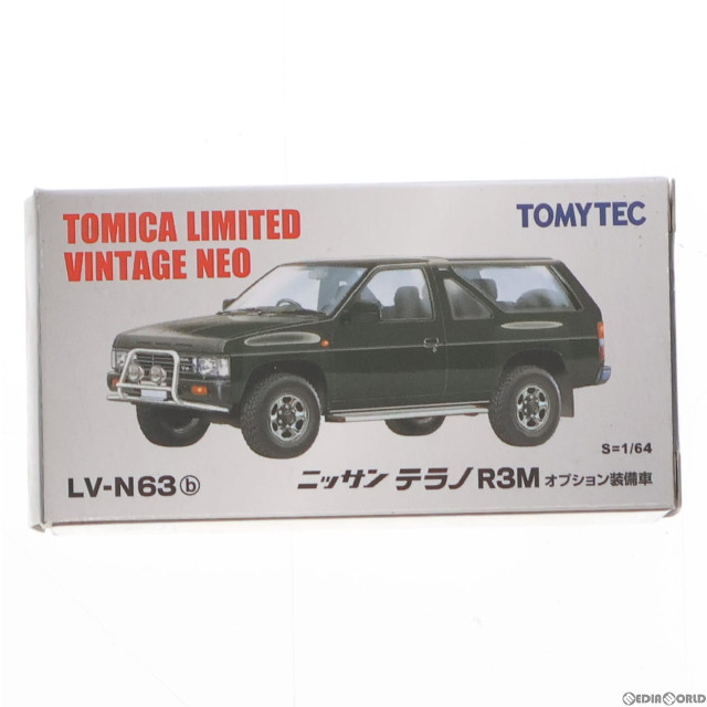 [MDL]トミカリミテッドヴィンテージ NEO 1/64 TLV-N63b 日産テラノR3M(ブラック) 完成品 ミニカー(232575) TOMYTEC(トミーテック)