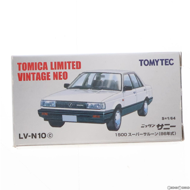 [MDL]トミカリミテッドヴィンテージ NEO 1/64 TLV-N10c サニー1500 スーパーサルーン(ホワイト×グレー) 完成品 ミニカー(265412) TOMYTEC(トミーテック)