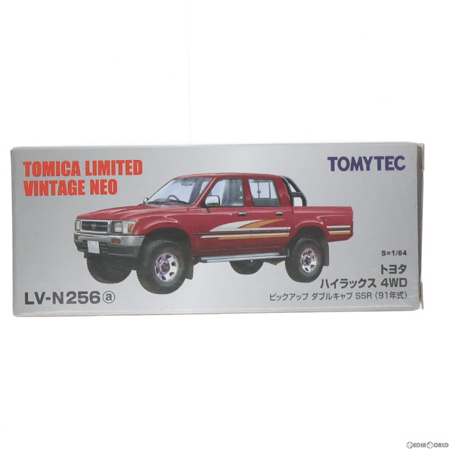 [MDL]トミカリミテッドヴィンテージ NEO LV-N256a トヨタ ハイラックス 4WD ピックアップ ダブルキャブSSR 91年式(レッド) 1/64 完成品 ミニカー(316893) TOMYTEC(トミーテック)