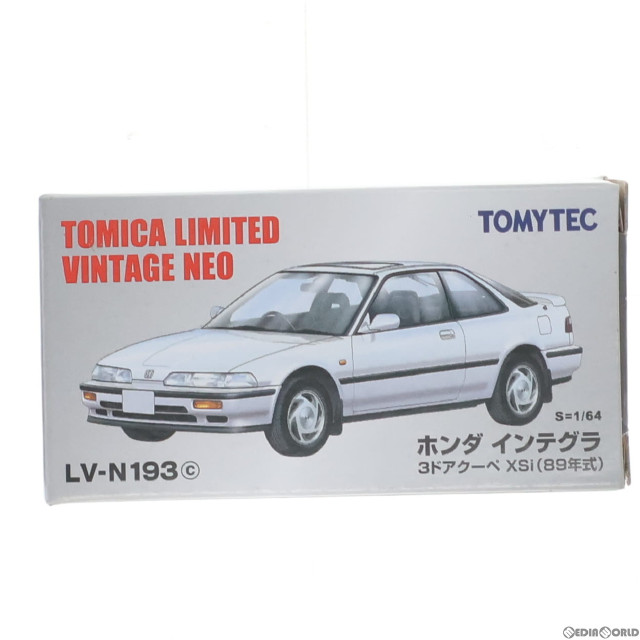 [MDL]トミカリミテッドヴィンテージ NEO LV-N193c ホンダ インテグラ XSi 89年式(ホワイト) 1/64 完成品 ミニカー(314769) TOMYTEC(トミーテック)