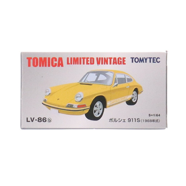 [MDL]トミカリミテッドヴィンテージ TLV-86b ポルシェ911S 1968年式(イエロー) 1/64 完成品 ミニカー(225881) TOMYTEC(トミーテック)