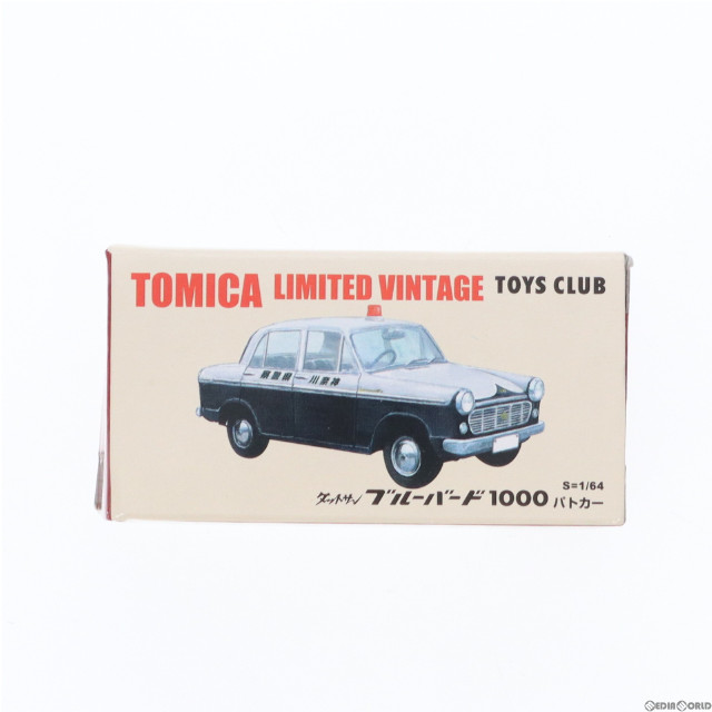 [MDL](ミニカー単品)トミカリミテッドヴィンテージ TOYS CLUB ダットサン ブルーバード1000 パトカー 神奈川県警察(ホワイト×ブラック) 1/64 完成品 ミニカー TOMYTEC(トミーテック)/トーイズ