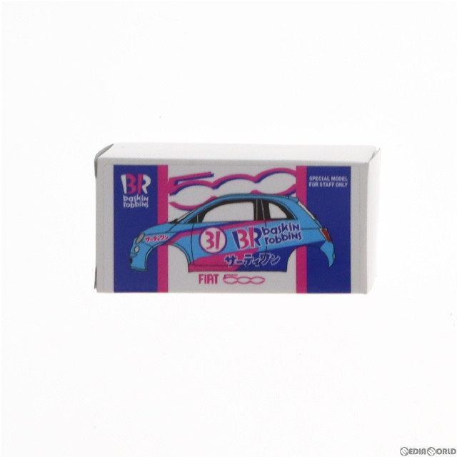 [MDL]2021 SUMMER MEETING フィアット500 サーティワン(青) 完成品 ミニカー KahLA(カーラ)