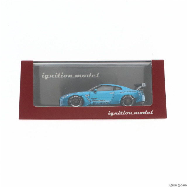 [MDL]1/64 PANDEM R35 GT-R(ブルーメタリック) 完成品 ミニカー(IG1747) ignition model(イグニッションモデル)
