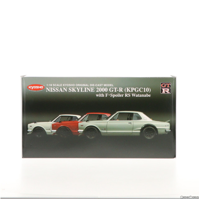 [MDL]1/18 NISSAN スカイライン 2000GT-R with Fスポイラー/RSワタナベ(シルバー) 完成品 ミニカー(KS08128S) 京商