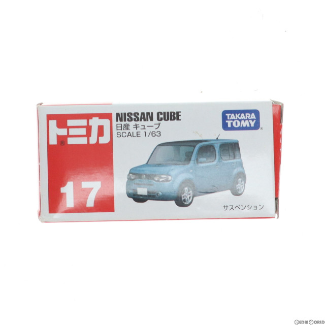 [MDL]トミカ No.17 1/63 日産 キューブ(ライトブルー×ブラック/赤箱) 完成品 ミニカー タカラトミー