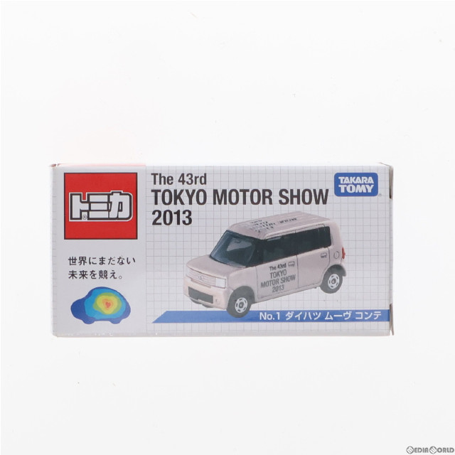 [MDL]第43回 東京モーターショー2013開催記念トミカ No.1 1/56 ダイハツ ムーブ コンテ(ピンクシルバー) 完成品 ミニカー タカラトミー