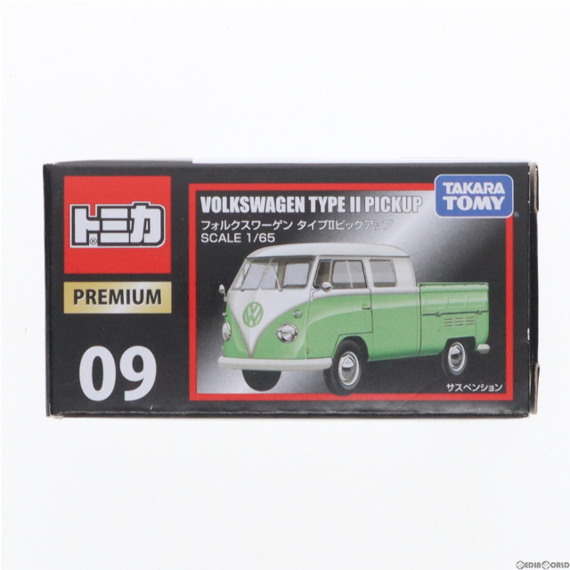 [MDL]トミカプレミアム No.09 1/65 フォルクスワーゲン タイプII ピックアップ(ライトグリーン×ホワイト) 完成品 ミニカー タカラトミー