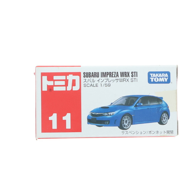 [MDL]トミカ No.11 1/59 スバル インプレッサWRX STI(ブルー/赤箱/ベトナム製) 完成品 ミニカー タカラトミー
