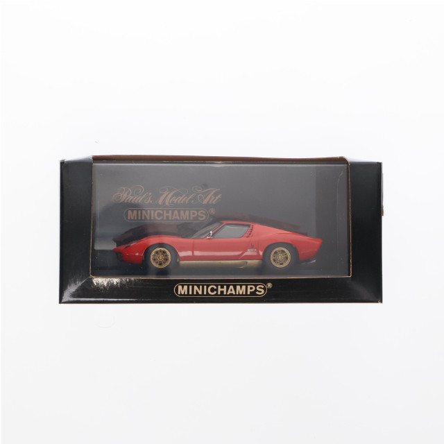 [MDL]1/43 Lamborghini Miura(ランボルギーニ・ミウラ)(レッド) 完成品 ミニカー(430103002) MINICHAMPS(ミニチャンプス)