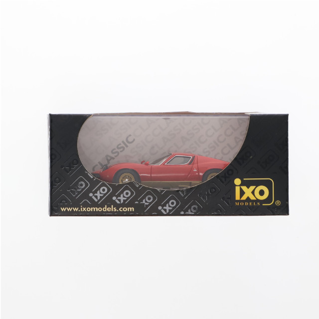 [MDL]1/43 Lamborghini Miura(ランボルギーニ・ミウラ) P400 SV 1972(レッド×ゴールド) 完成品 ミニカー(CLC135) IXO Models(イクソモデルス)