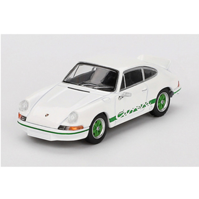 [MDL] MINI-GT 1/64 ポルシェ 911 カレラ RS 2.7 グランプリホワイト/グリーンリバリー(左ハンドル) 完成品 ミニカー(MGT00801-BL) TSM(トゥルースケールミニチュアズ)
