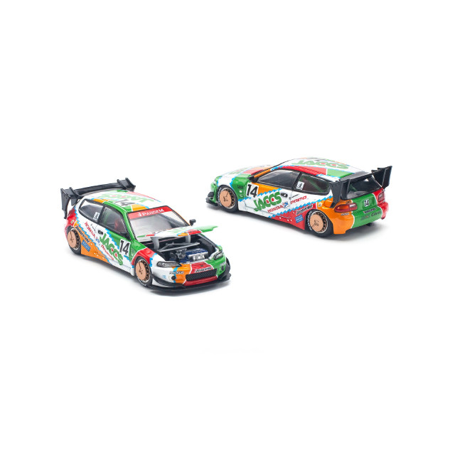 [MDL] 1/64 PANDEM CIVIC(パンデム シビック) EG6 v1.5 JACCS 完成品 ミニカー(PR640128) POP RACE(ポップレース)