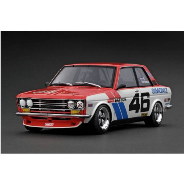 [MDL] 1/18 Datsun Bluebird(ブルーバード)(510) White/Red #46 完成品 ミニカー(IG3308) ignition model(イグニッションモデル)