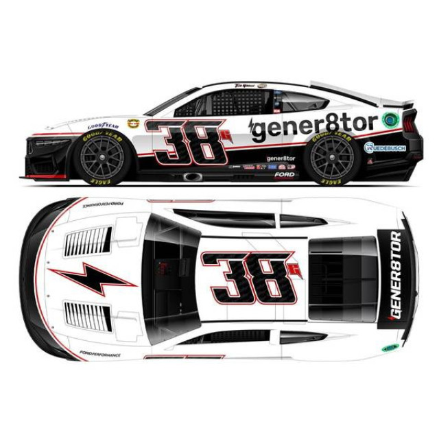[MDL] Lionel Racing(ライオネルレーシング) 1/64 GENER8TOR 2024 フォード マスタング トッド・ギリランド #38 ダーリントン スローバック 完成品 ミニカー(LR305853) 京商