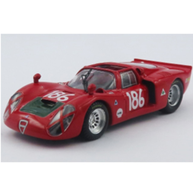 [MDL]1/43 アルファロメオ 33.2 タルガフローリオ 1968 #186 Ignazio Giunti/Nanni Galli 完成品 ミニカー(BEST9422/2) BEST MODEL(ベストモデル)