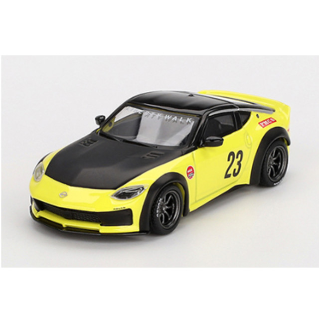 [MDL] MINI-GT 1/64 Nissan Z LB★NATION WORKS イカズチイエロー(右ハンドル) 完成品 ミニカー(MGT00826-R) TSM(トゥルースケールミニチュアズ)