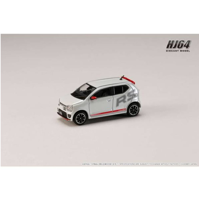 [MDL] 1/64 スズキ アルト ターボ RS(HA36S) RS デカールチューン パールホワイト 完成品 ミニカー(HJ642070BW) ホビージャパン