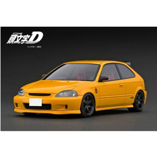 [MDL] 1/18 INITIAL D INITIAL D Honda CIVIC(シビック)(EK9) Type R Yellow 完成品 ミニカー(IG3541) ignition model(イグニッションモデル)