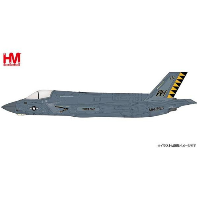 [MDL] 1/72 F-35B ライトニングII VMFA-542 タイガーズ ブラック・デス 2023 完成品 飛行機(HA4622) ホビーマスター