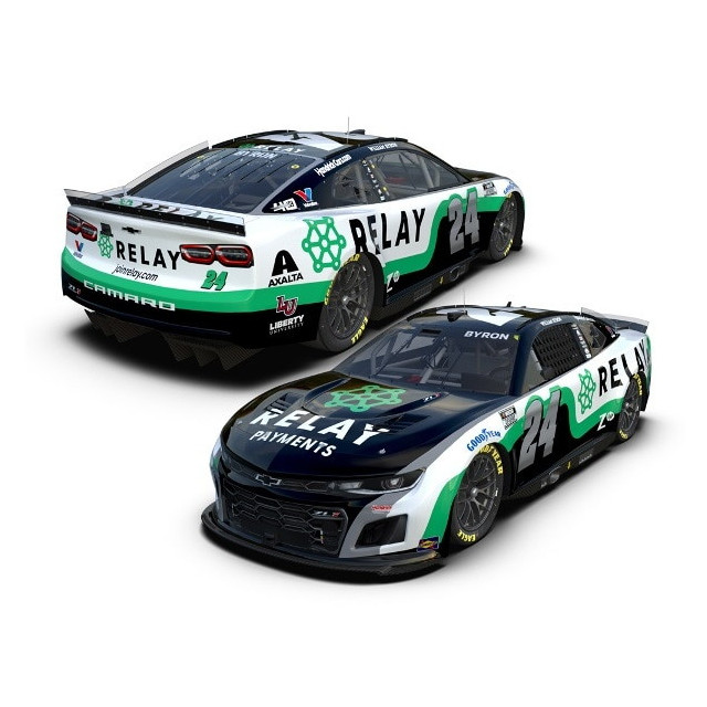 [MDL] Lionel Racing(ライオネルレーシング) 1/64 NASCAR CUP RELAY PAYMENTS 2024 シボレー カマロ ZL1 ウィリアム・バイロン #24 完成品 ミニカー(LR304849) 京商