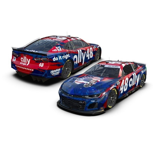 [MDL] Lionel Racing(ライオネルレーシング) 1/64 NASCAR CUP ALLY PATRIOTIC 2024 シボレー カマロ ZL1 アレックス・ボウマン #48 完成品 ミニカー(LR305075) 京商